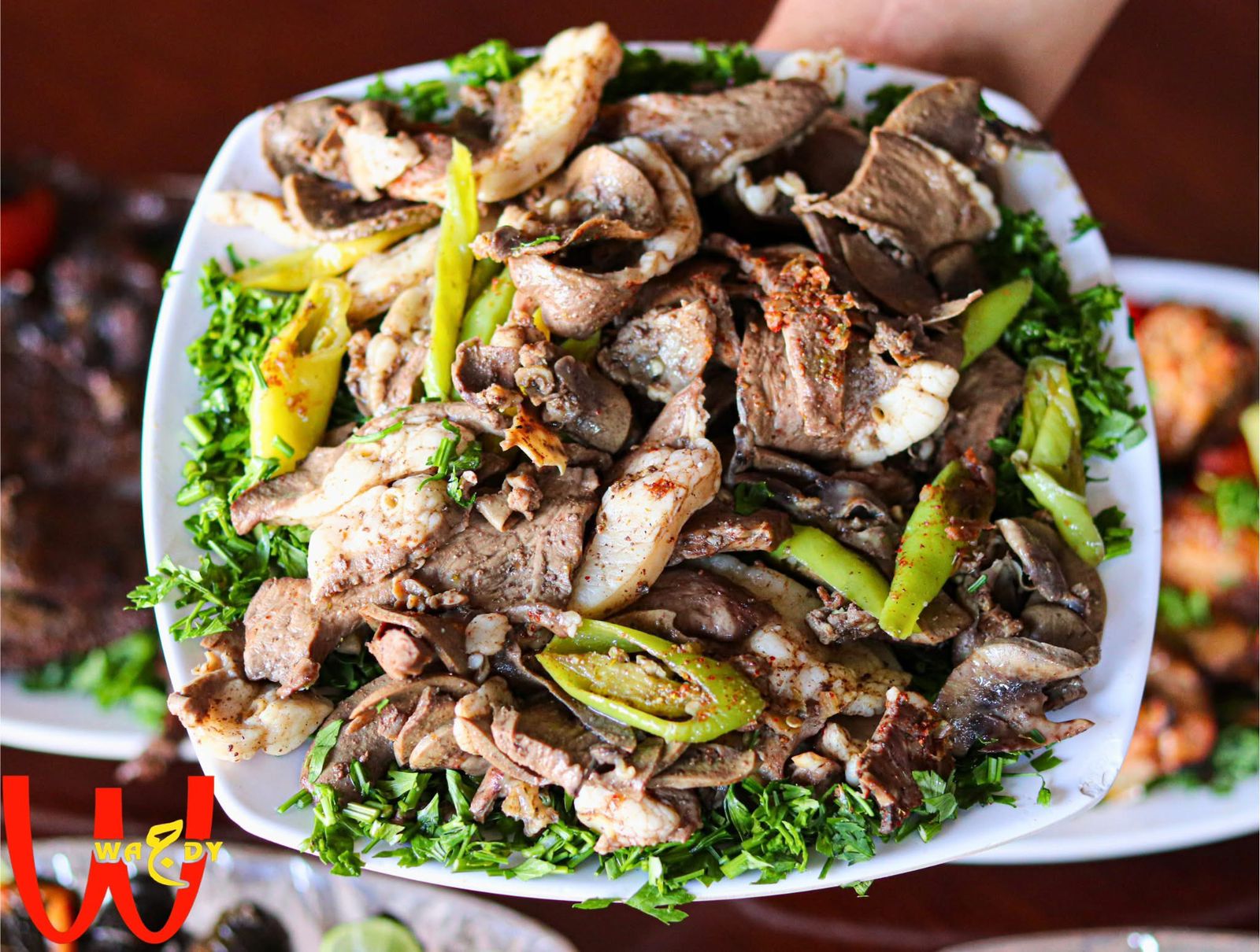 قلب + كلاوى ( ثمن )