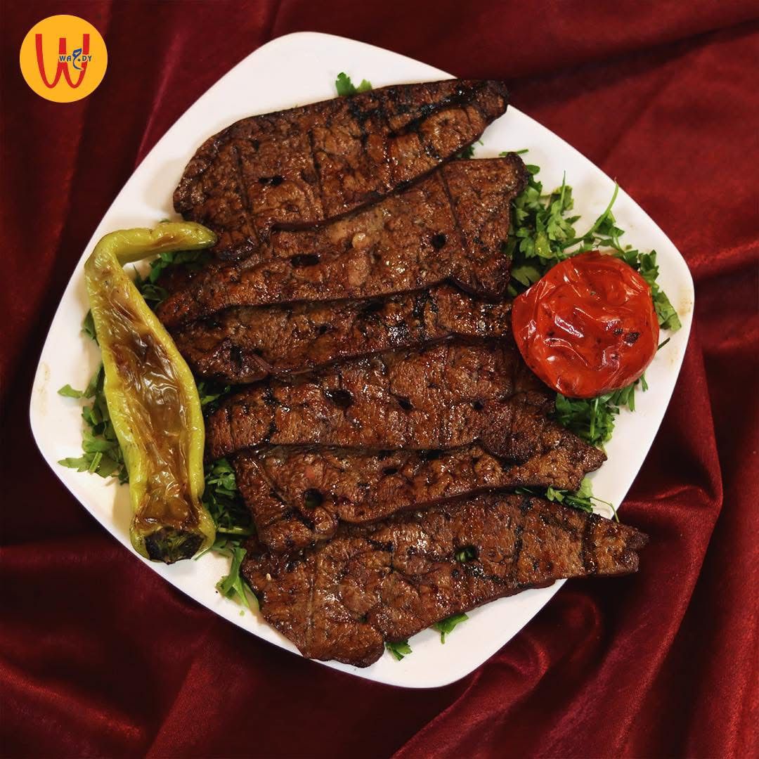 كبدة مشوية ( ثلث )